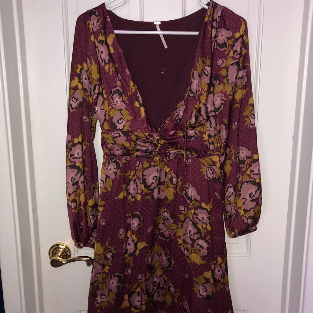 Free People floral dress. Worn once.
